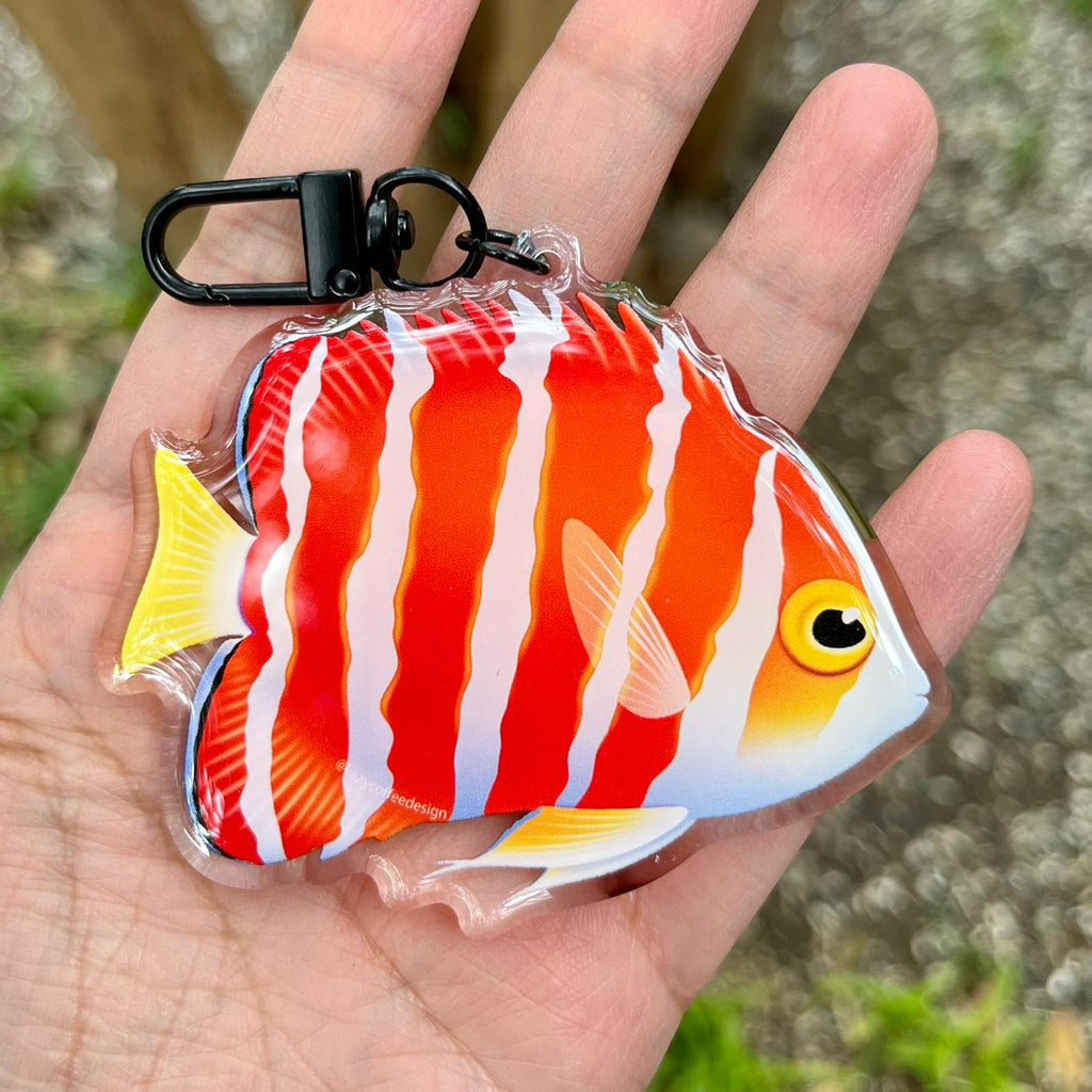 Boylei Merch Centropyge boylei Schlüsselanhänger – Aqua Dragon