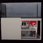 Reeftank Exklusiv Raumteiler 770 Liter Weißglas