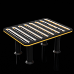 Large Stand Frag Rack with 8 Slot Locking Holes